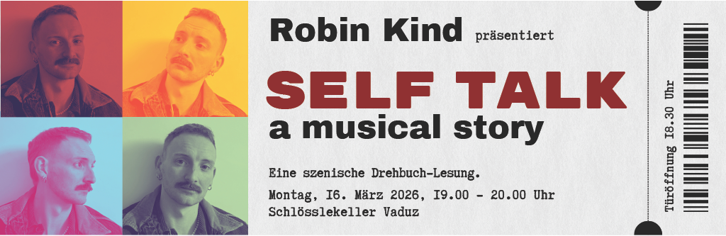 Self Talk Drehbuch Lesung Flyer